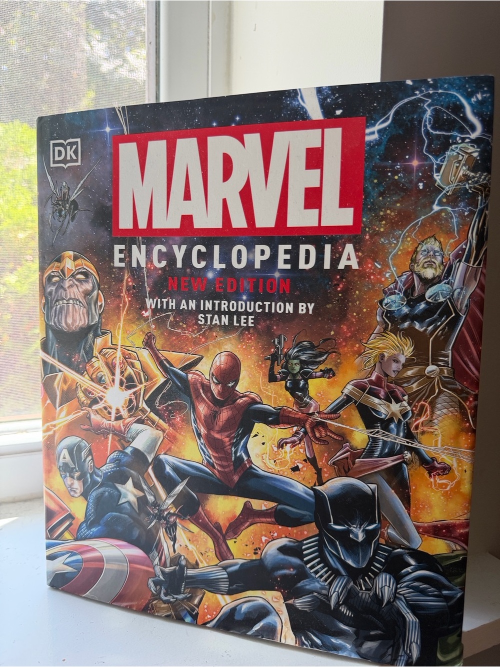 Marvel Encyclopedia - Red, Blue, Black Cover Artwork